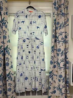 Villagallo Cotton Midi Dress, XL